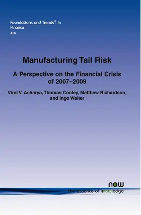 Acharya / Cooley / Richardson |  Manufacturing Tail Risk | Buch |  Sack Fachmedien