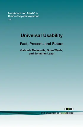 Meiselwitz / Wentz / Lazar |  Universal Usability | Buch |  Sack Fachmedien