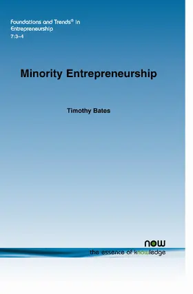 Bates |  Minority Entrepreneurship | Buch |  Sack Fachmedien