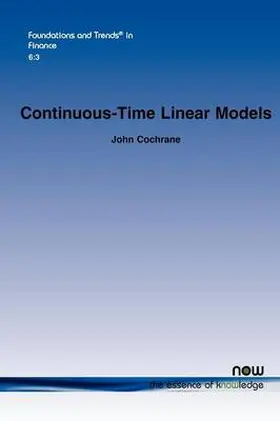 Cochrane |  Continuous-Time Linear Models | Buch |  Sack Fachmedien