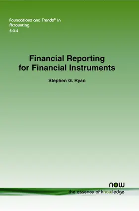 Ryan |  Financial Reporting for Financial Instruments | Buch |  Sack Fachmedien
