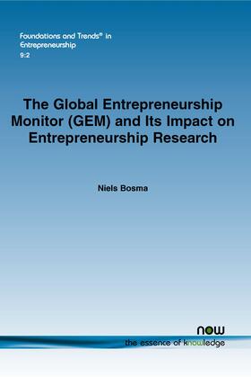  The Global Entrepreneurship Monitor (GEM) and its Impact on Entrepreneurship Research | Buch |  Sack Fachmedien