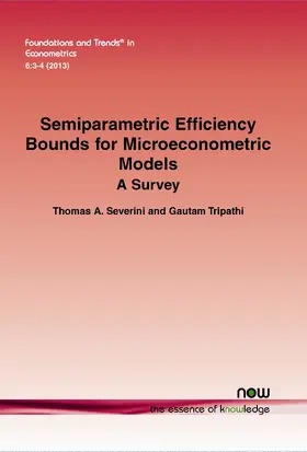 Severini / Tripathi |  Semiparametric Efficiency Bounds for Microeconometric Models | Buch |  Sack Fachmedien
