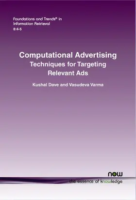 Dave, Kushal Varma |  Computational Advertising | Buch |  Sack Fachmedien