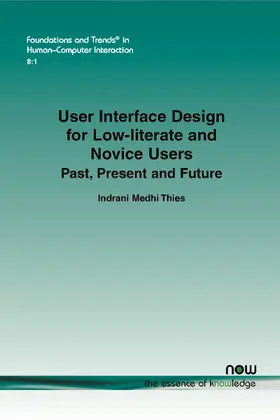 Medhi Thies |  User Interface Design for Low-literate and Novice Users | Buch |  Sack Fachmedien