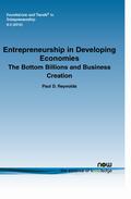 Reynolds |  Entrepreneurship in Developing Economies | Buch |  Sack Fachmedien