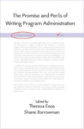 Enos / Borrowman |  Promise and Perils of Writing Program Administration, The | eBook | Sack Fachmedien