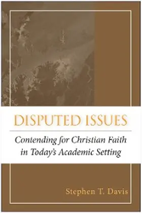 Davis |  Disputed Issues | eBook | Sack Fachmedien