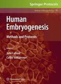 Vaillancourt / Lafond |  Human Embryogenesis | Buch |  Sack Fachmedien