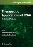 Rondinone / Reidhaar-Olson |  Therapeutic Applications of RNAi | Buch |  Sack Fachmedien