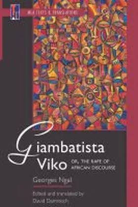  Giambatista Viko; Or, the Rape of African Discourse | Buch |  Sack Fachmedien