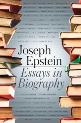 Epstein |  Essays in Biography | eBook | Sack Fachmedien