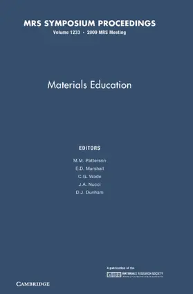 Patterson / Marshall / Wade |  Materials Education | Buch |  Sack Fachmedien