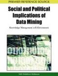 Rahman |  Social and Political Implications of Data Mining | Buch |  Sack Fachmedien