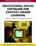 Lambropoulos / Romero |  Educational Social Software for Context-Aware Learning | Buch |  Sack Fachmedien