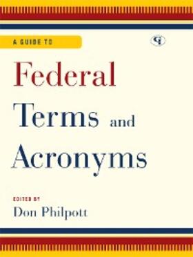 Philpott |  A Guide to Federal Terms and Acronyms | eBook | Sack Fachmedien