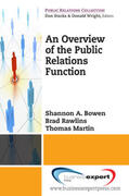 Bowen / Rawlins / Martin |  An Overview of the Public Relations Function | Buch |  Sack Fachmedien