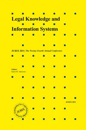  Legal Knowledge and Information Systems | Buch |  Sack Fachmedien
