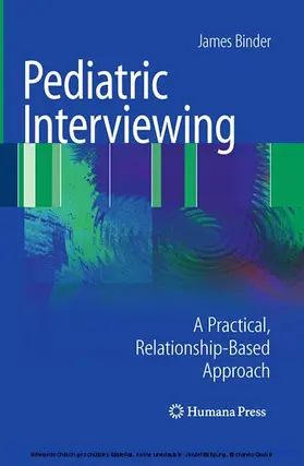 Binder | Pediatric Interviewing | E-Book | www.sack.de