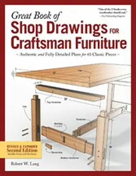 Lang |  Great Book of Shop Drawings for Craftsman Furniture, Revised & Expanded Second Edition | eBook | Sack Fachmedien