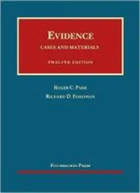 Park |  Evidence, Cases and Materials | Buch |  Sack Fachmedien