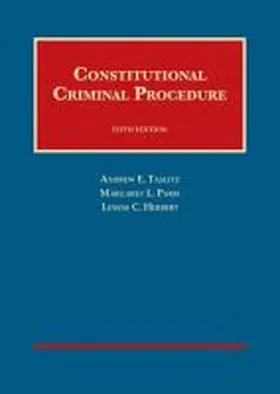 Taslitz |  Constitutional Criminal Procedure | Buch |  Sack Fachmedien