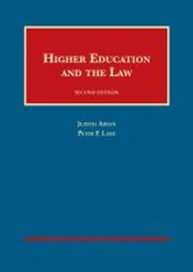  Higher Education and the Law | Buch |  Sack Fachmedien