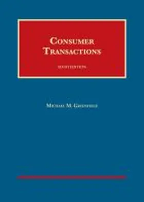 Greenfield |  Consumer Transactions | Buch |  Sack Fachmedien