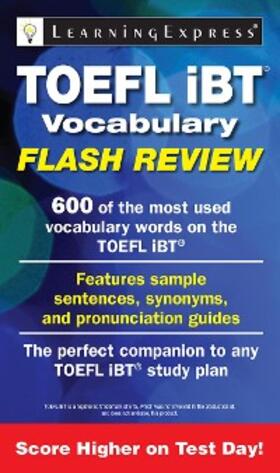 Llc |  TOEFL iBT(R) Vocabulary Flash Review | eBook | Sack Fachmedien