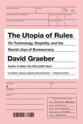 Graeber | The Utopia of Rules | Buch | 978-1-61219-518-6 | sack.de