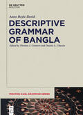 David / Chacón / Conners |  Descriptive Grammar of Bangla | Buch |  Sack Fachmedien