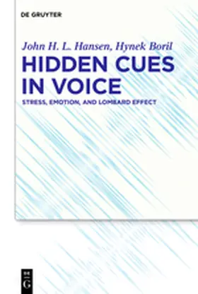 Hansen / Boril |  Hidden Cues in Voice | Buch |  Sack Fachmedien
