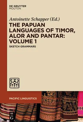 Schapper | The Papuan Languages of Timor, Alor and Pantar. Volume 1 | Buch | 978-1-61451-723-8 | www.sack.de