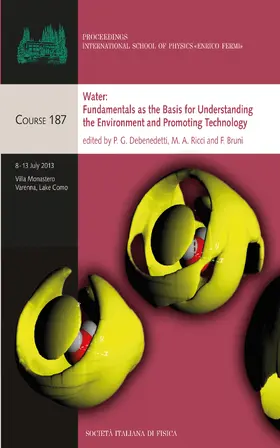 DEBENEDETTI / Debenedetti / Ricci |  WATER FUNDAMENTALS AS THE BASIS FOR UNDE | Buch |  Sack Fachmedien