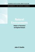 Krutilla |  Natural Environments | Buch |  Sack Fachmedien