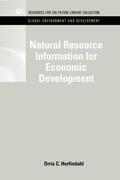 Mikesell / Herfindahl |  Natural Resource Information for Economic Development | Buch |  Sack Fachmedien