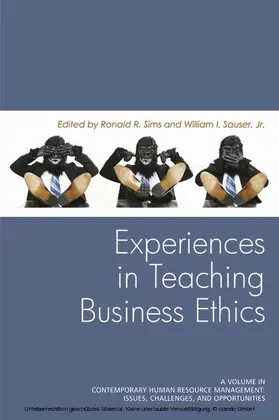 Sims / Sauser |  Experiences in Teaching Business Ethics | eBook | Sack Fachmedien