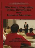 Wankel / Ph.D. |  Effectively Integrating Ethical Dimensions into Business Education | eBook | Sack Fachmedien