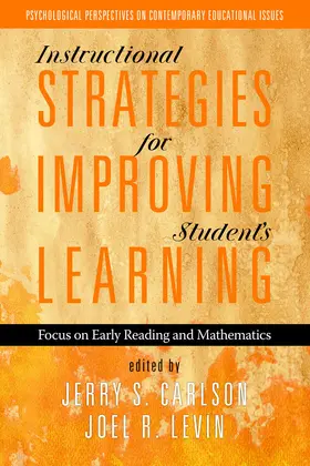 Carlson / Jerry / Levin |  Instructional Strategies for Improving Students' Learning | eBook | Sack Fachmedien