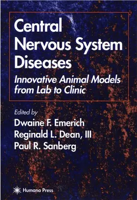 Emerich / Dean III / Sanberg |  Central Nervous System Diseases | Buch |  Sack Fachmedien