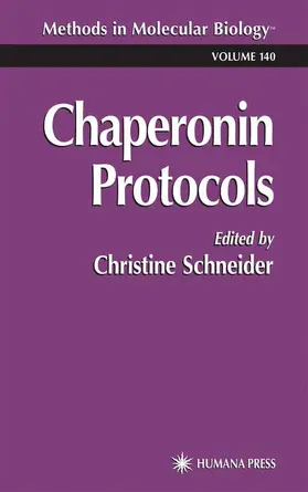 Schneider | Chaperonin Protocols | Buch | 978-1-61737-163-9 | www.sack.de
