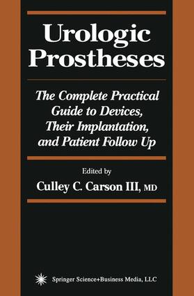 Carson | Urologic Prostheses | Buch | 978-1-61737-242-1 | sack.de