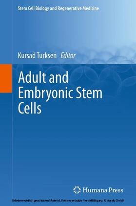 Turksen |  Adult and Embryonic Stem Cells | eBook | Sack Fachmedien