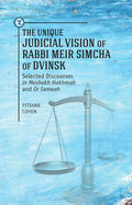 Cohen / Basser |  The Unique Judicial Vision of Rabbi Meir Simcha of Dvinsk | eBook | Sack Fachmedien