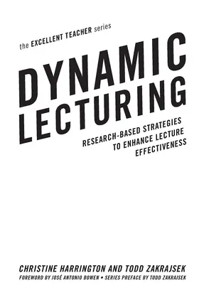 Harrington / Zakrajsek |  Dynamic Lecturing | Buch |  Sack Fachmedien