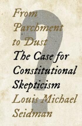 Seidman |  From Parchment to Dust | eBook | Sack Fachmedien