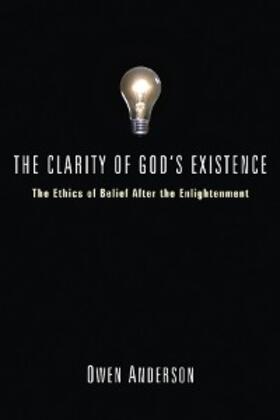 Anderson | The Clarity of God's Existence | E-Book | sack.de