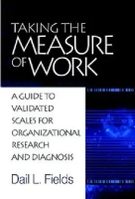 Fields |  Taking the Measure of Work | Buch |  Sack Fachmedien