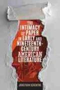 Senchyne |  The Intimacy of Paper in Early and Nineteenth-Century American Literature | Buch |  Sack Fachmedien