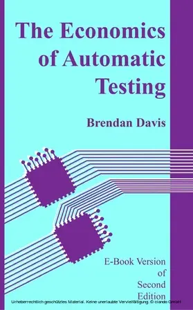 Davis |  Economics of Automatic Testing | eBook | Sack Fachmedien